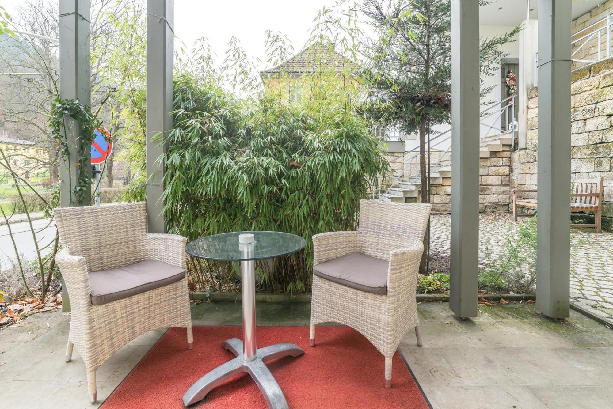 Charming Apartment With Terrace In Bad Schandau 55 Sqm Parking エクステリア 写真